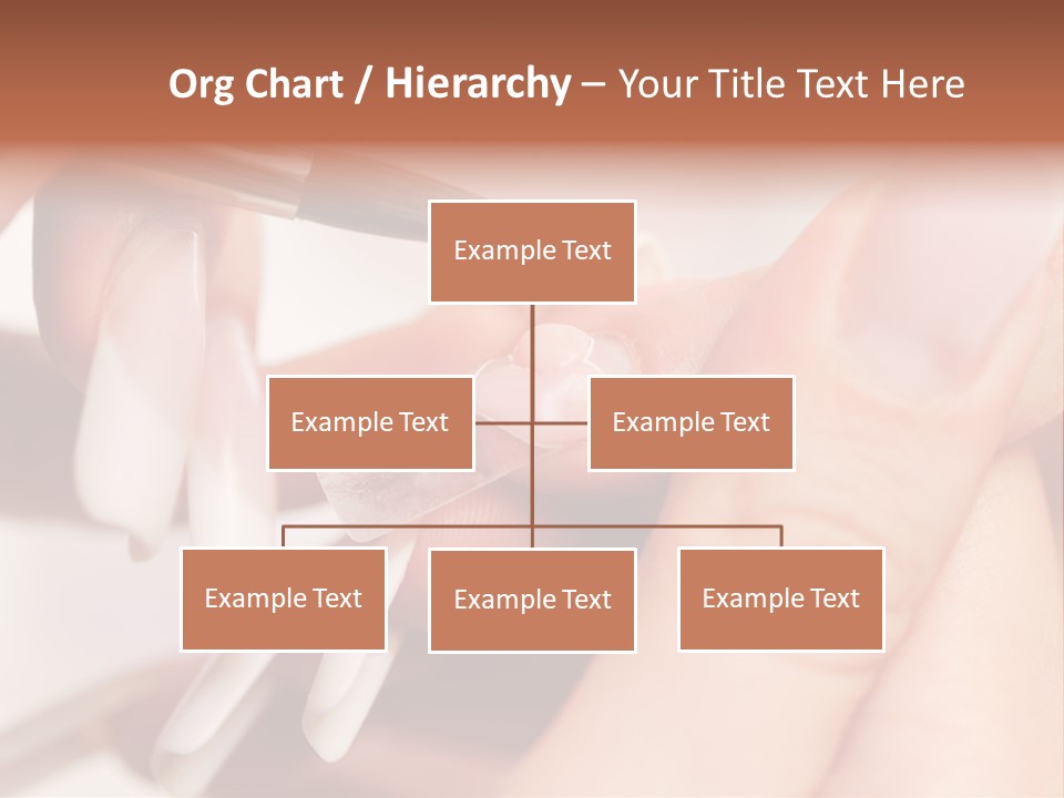 Stage Of Manicure: Modeling Of Nail With Acryl. Manicurist Serve Client In Beauty Salon. PowerPoint Template