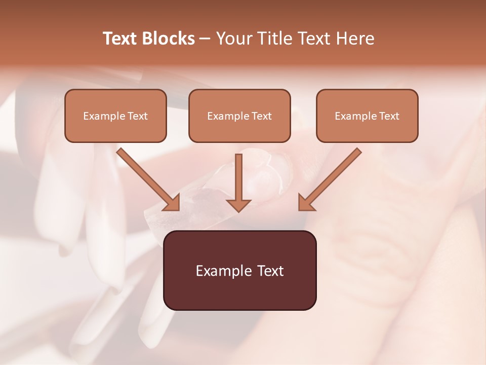 Stage Of Manicure: Modeling Of Nail With Acryl. Manicurist Serve Client In Beauty Salon. PowerPoint Template