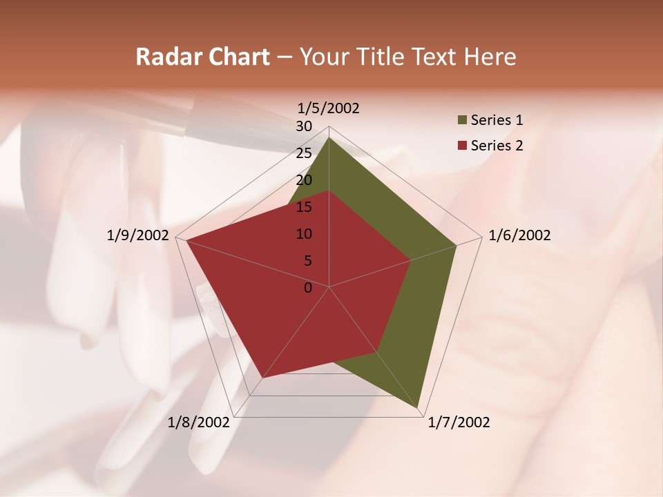 Stage Of Manicure: Modeling Of Nail With Acryl. Manicurist Serve Client In Beauty Salon. PowerPoint Template