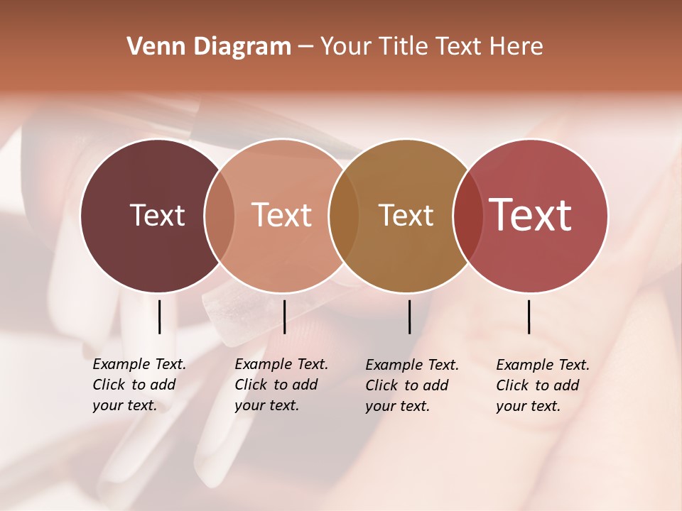 Stage Of Manicure: Modeling Of Nail With Acryl. Manicurist Serve Client In Beauty Salon. PowerPoint Template