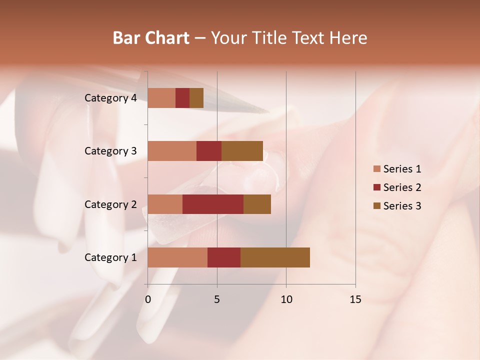 Stage Of Manicure: Modeling Of Nail With Acryl. Manicurist Serve Client In Beauty Salon. PowerPoint Template