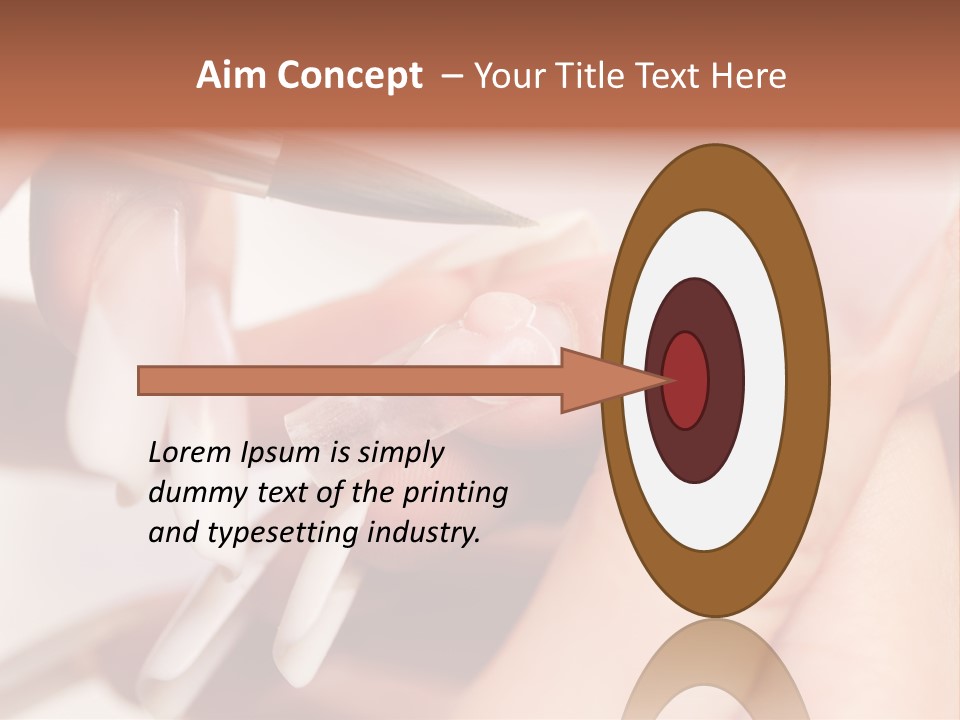 Stage Of Manicure: Modeling Of Nail With Acryl. Manicurist Serve Client In Beauty Salon. PowerPoint Template