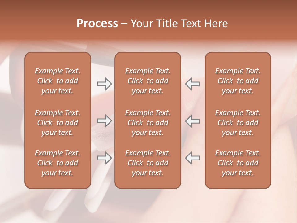 Stage Of Manicure: Modeling Of Nail With Acryl. Manicurist Serve Client In Beauty Salon. PowerPoint Template