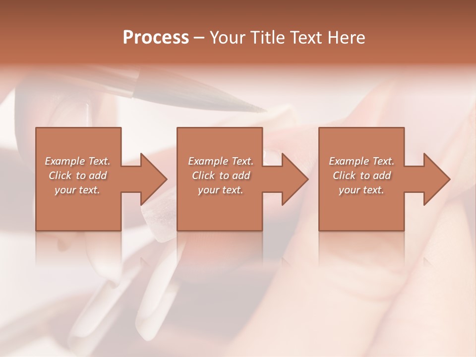 Stage Of Manicure: Modeling Of Nail With Acryl. Manicurist Serve Client In Beauty Salon. PowerPoint Template