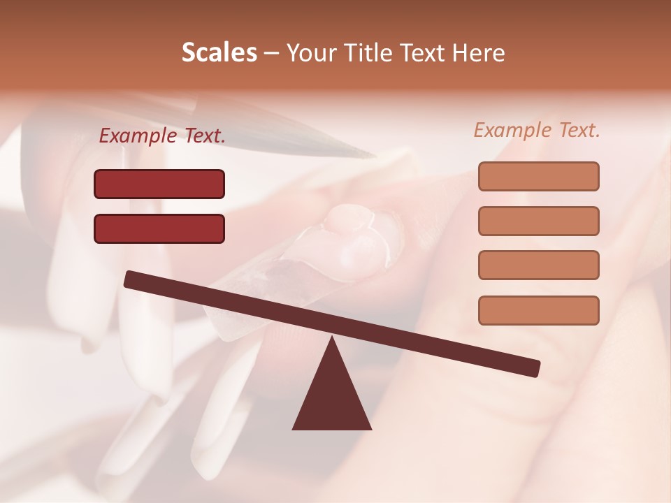 Stage Of Manicure: Modeling Of Nail With Acryl. Manicurist Serve Client In Beauty Salon. PowerPoint Template