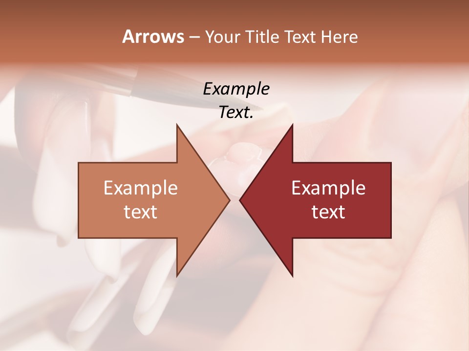 Stage Of Manicure: Modeling Of Nail With Acryl. Manicurist Serve Client In Beauty Salon. PowerPoint Template