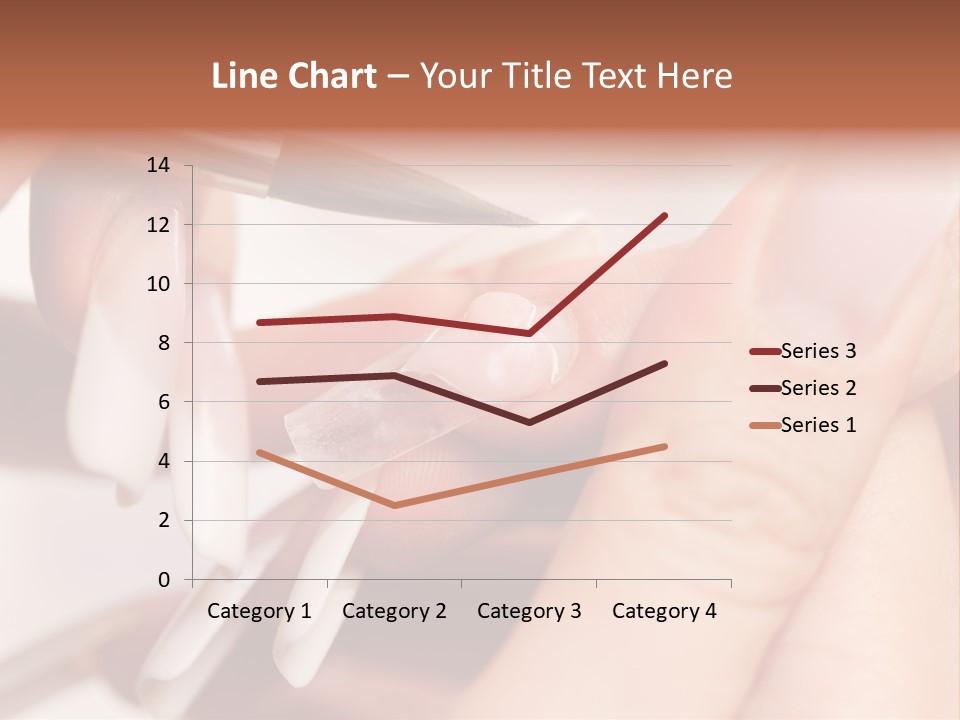 Stage Of Manicure: Modeling Of Nail With Acryl. Manicurist Serve Client In Beauty Salon. PowerPoint Template