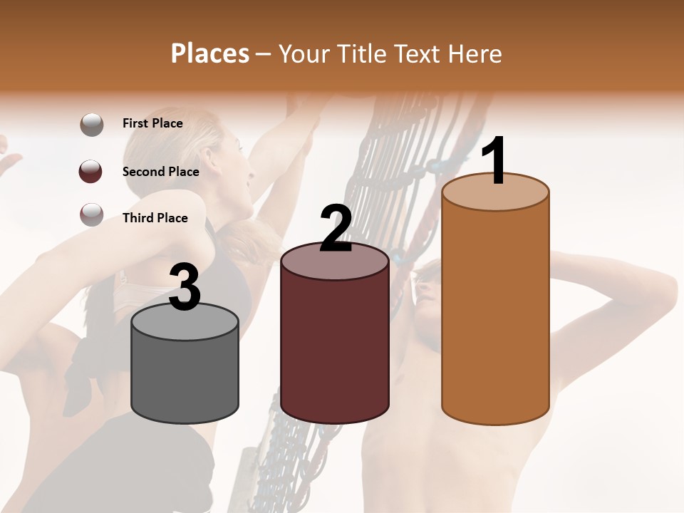 Players Trying To Block A Dangerous Attack In A Beach Volleyball Game PowerPoint Template