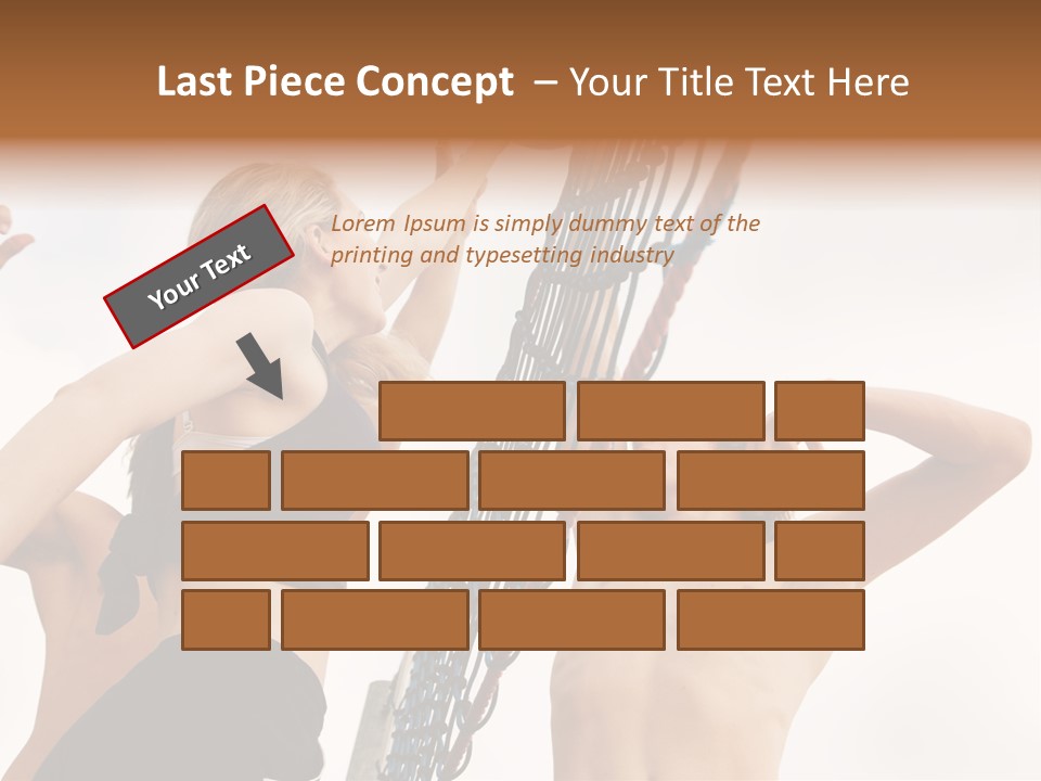 Players Trying To Block A Dangerous Attack In A Beach Volleyball Game PowerPoint Template