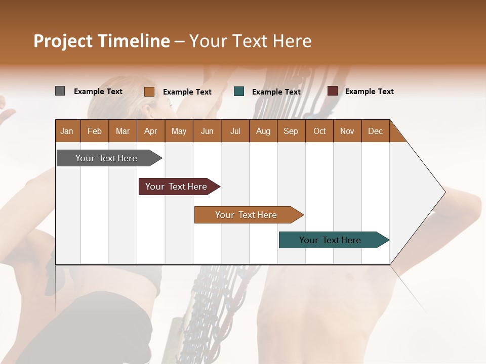 Players Trying To Block A Dangerous Attack In A Beach Volleyball Game PowerPoint Template