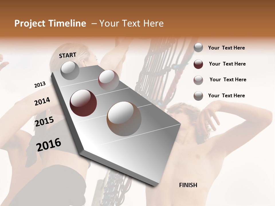 Players Trying To Block A Dangerous Attack In A Beach Volleyball Game PowerPoint Template