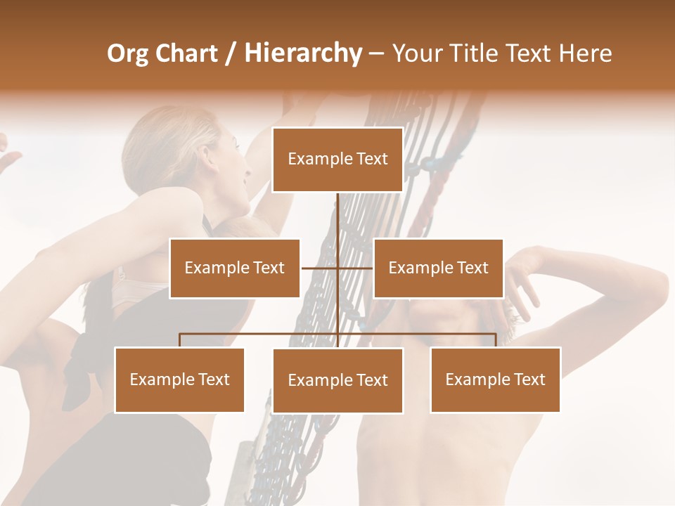 Players Trying To Block A Dangerous Attack In A Beach Volleyball Game PowerPoint Template