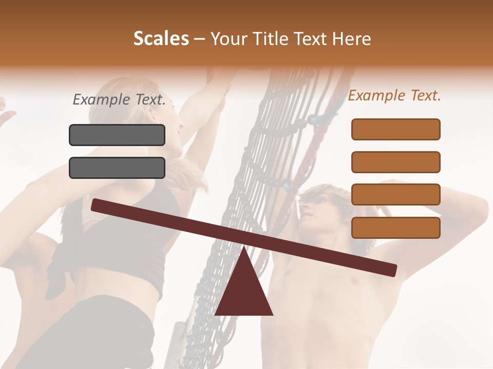 Players Trying To Block A Dangerous Attack In A Beach Volleyball Game PowerPoint Template