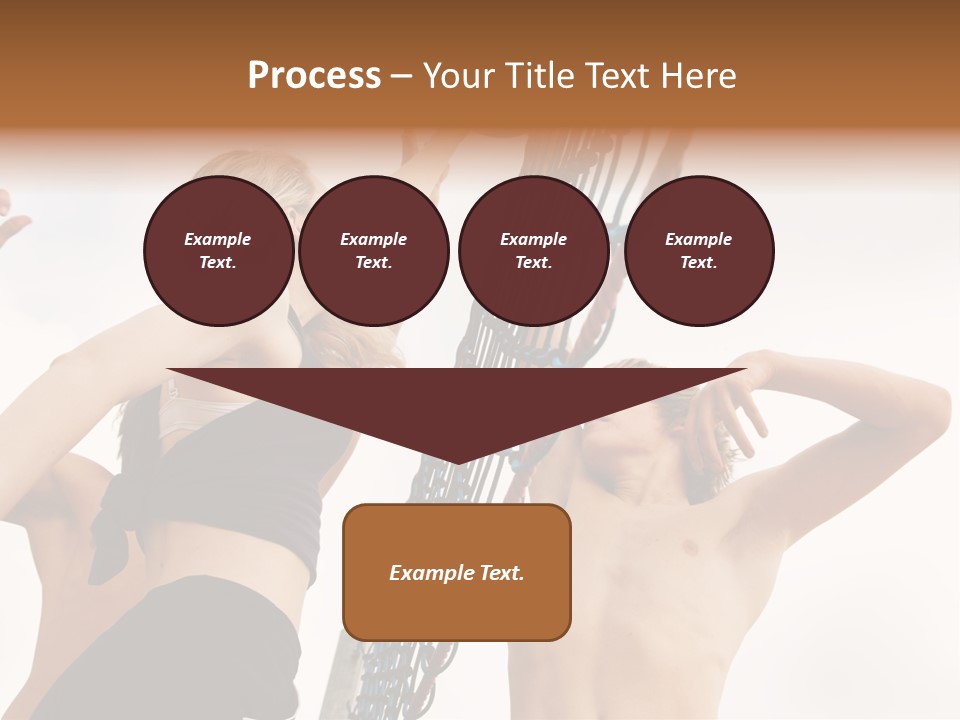 Players Trying To Block A Dangerous Attack In A Beach Volleyball Game PowerPoint Template