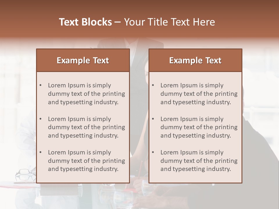 International Business Team Smiling At The Camera In Office PowerPoint Template