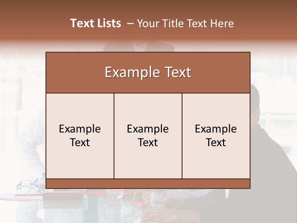 International Business Team Smiling At The Camera In Office PowerPoint Template