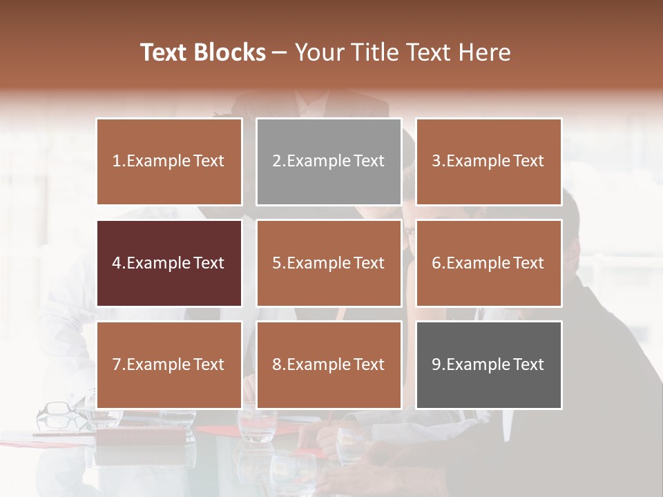 International Business Team Smiling At The Camera In Office PowerPoint Template