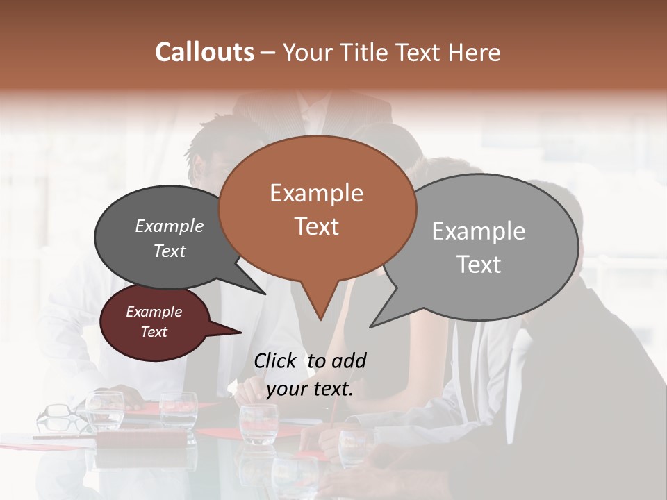 International Business Team Smiling At The Camera In Office PowerPoint Template