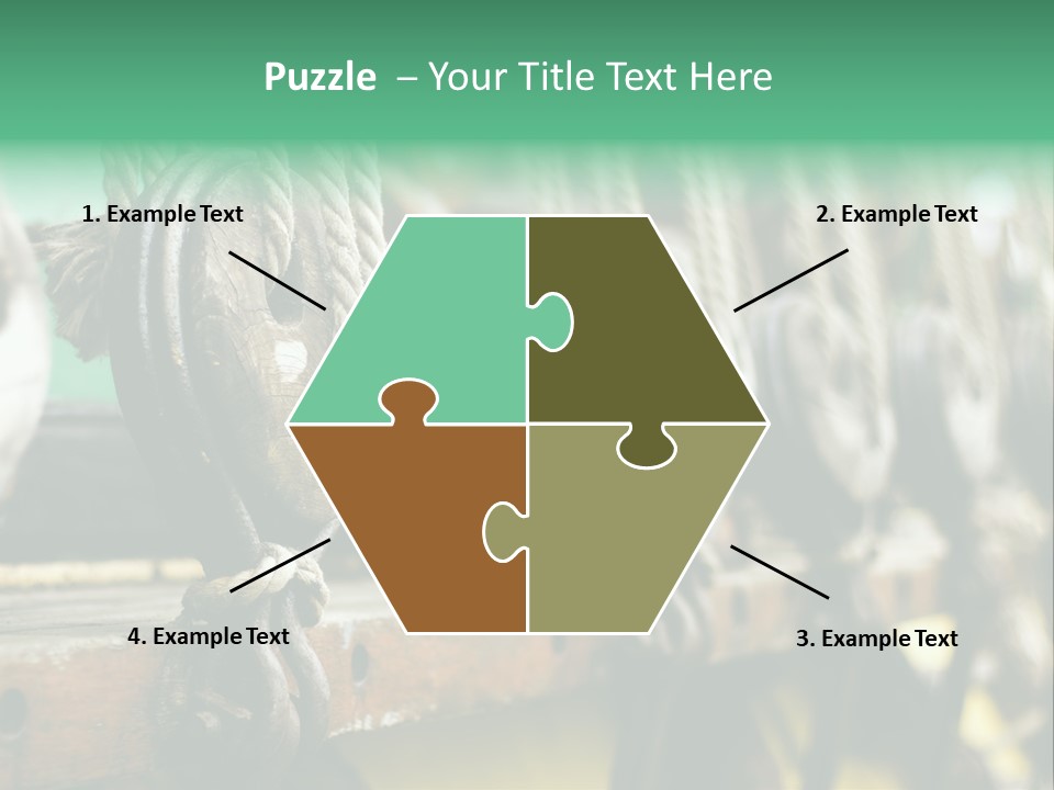 Ships Rope PowerPoint Template