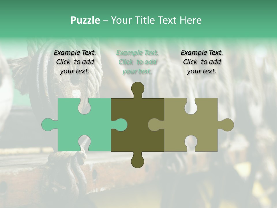 Ships Rope PowerPoint Template