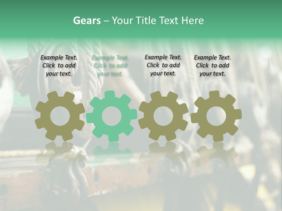 Ships Rope PowerPoint Template