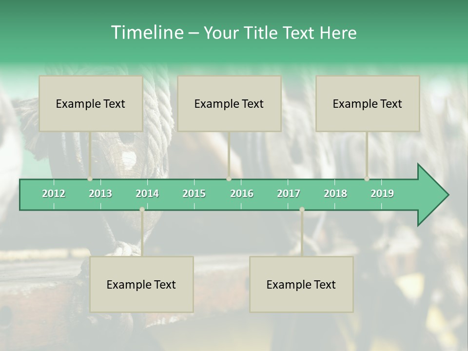 Ships Rope PowerPoint Template