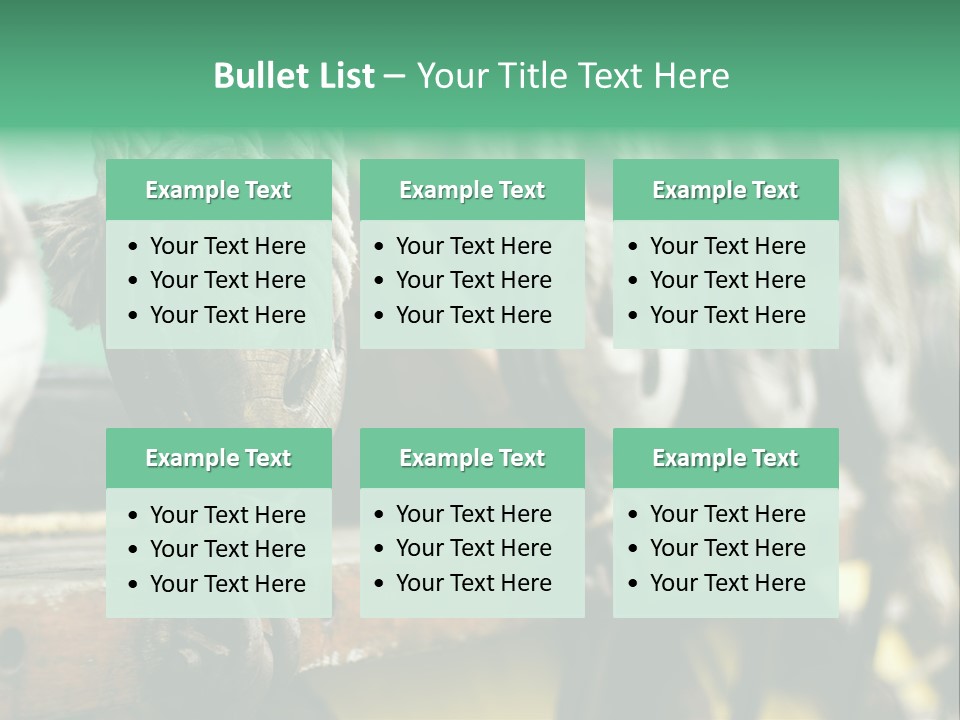 Ships Rope PowerPoint Template