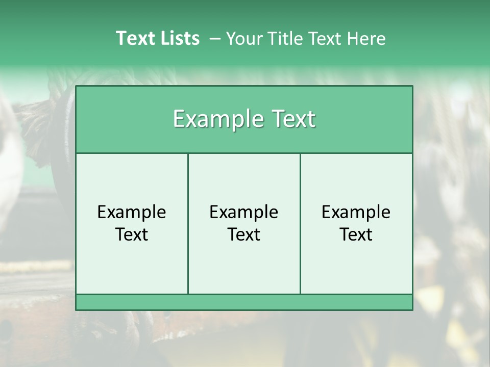 Ships Rope PowerPoint Template