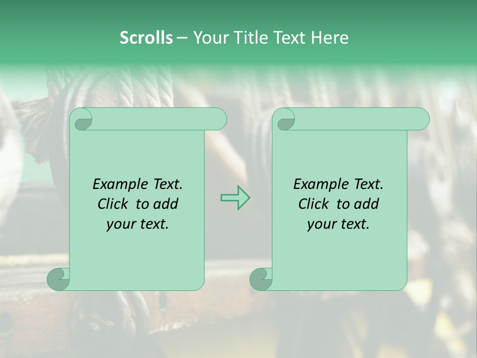 Ships Rope PowerPoint Template