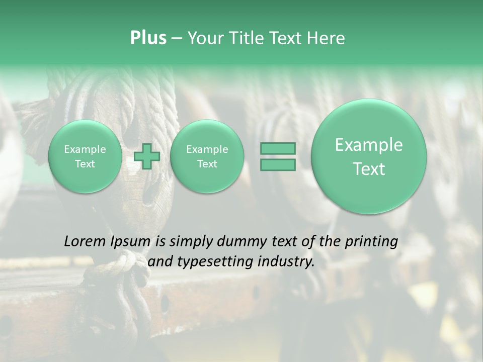 Ships Rope PowerPoint Template