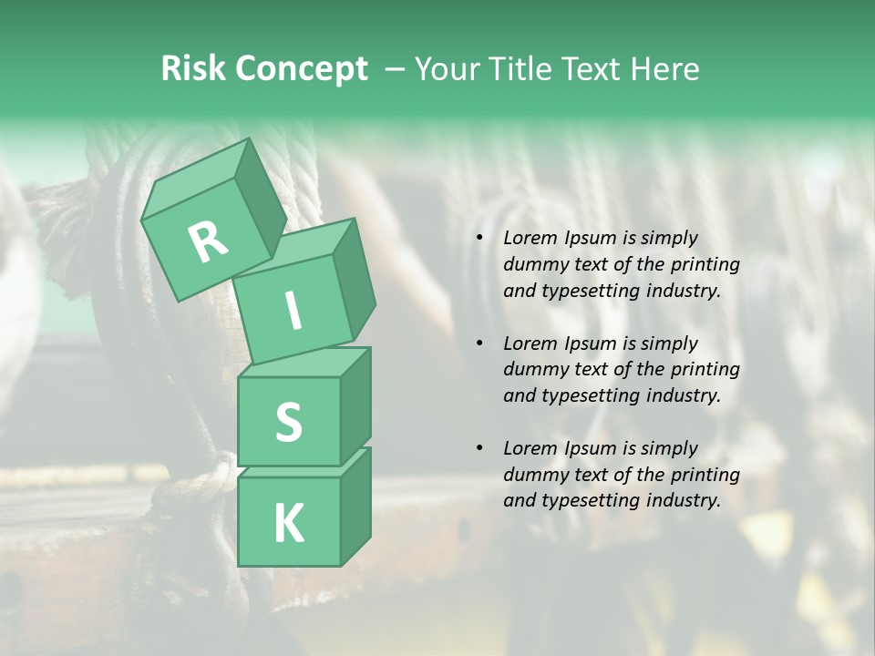 Ships Rope PowerPoint Template