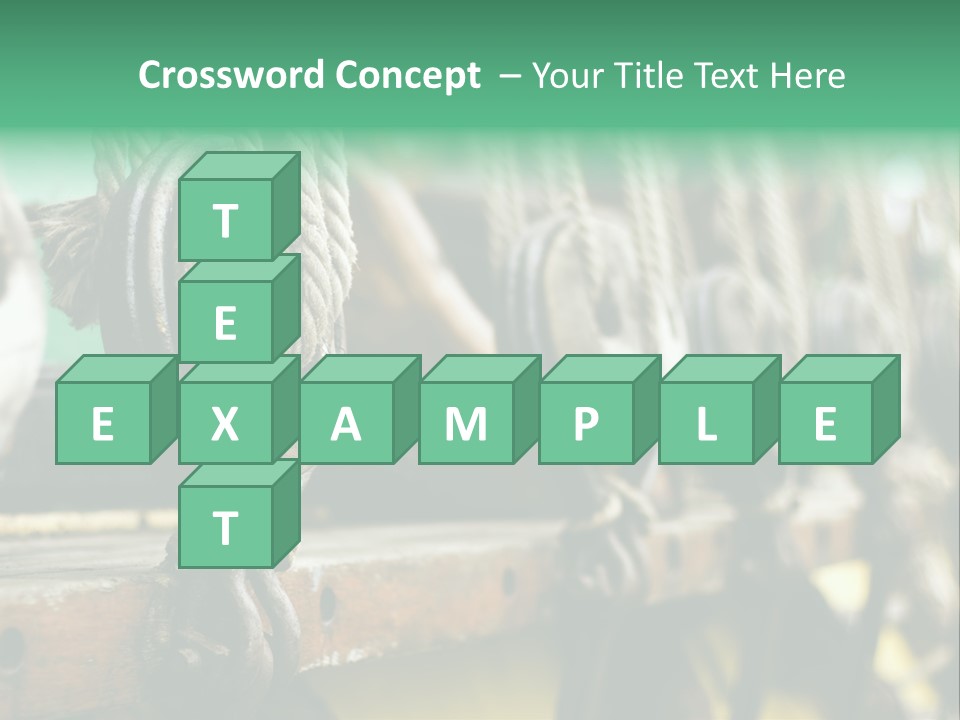 Ships Rope PowerPoint Template