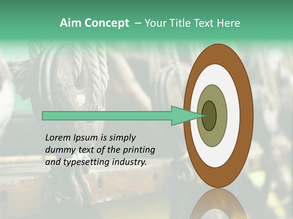 Ships Rope PowerPoint Template