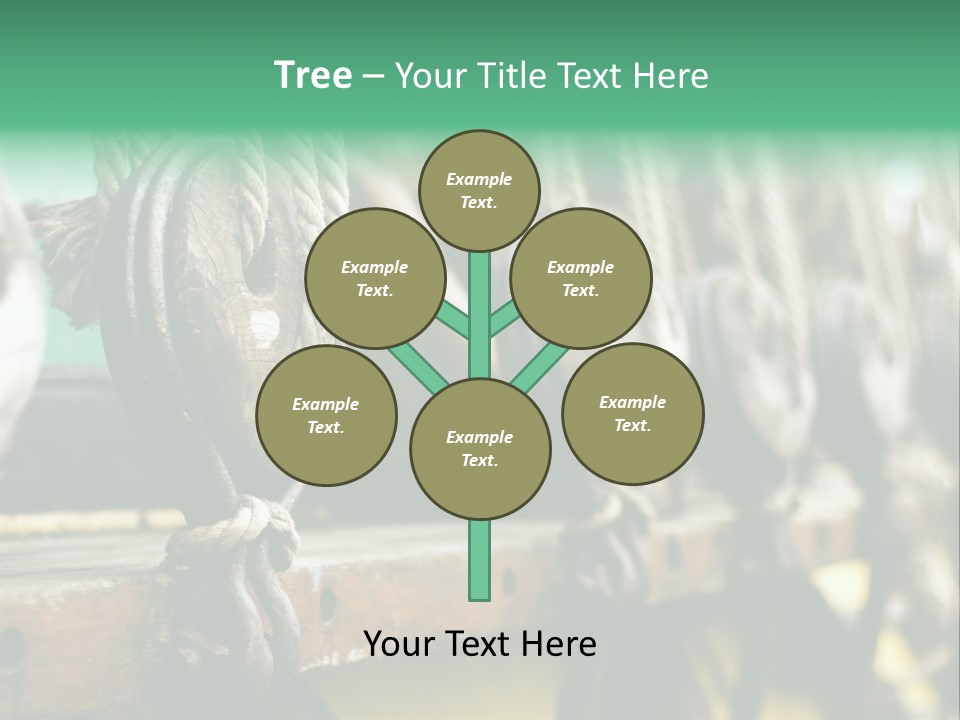 Ships Rope PowerPoint Template