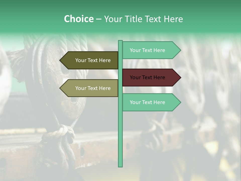 Ships Rope PowerPoint Template
