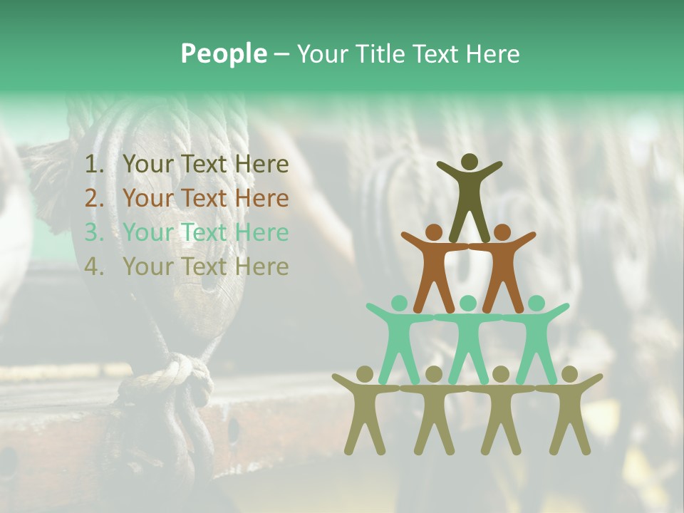 Ships Rope PowerPoint Template