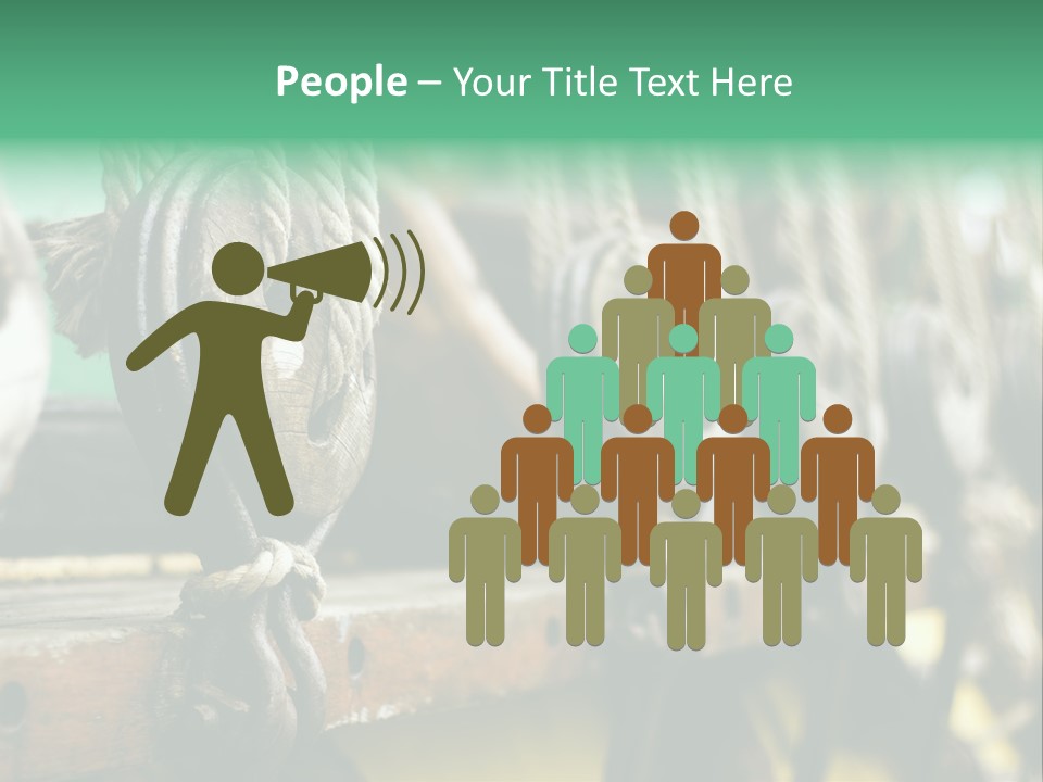 Ships Rope PowerPoint Template