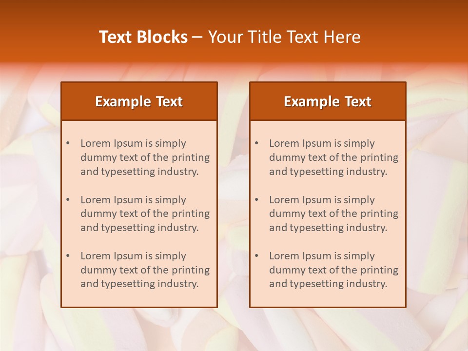 Marshmallows PowerPoint Template