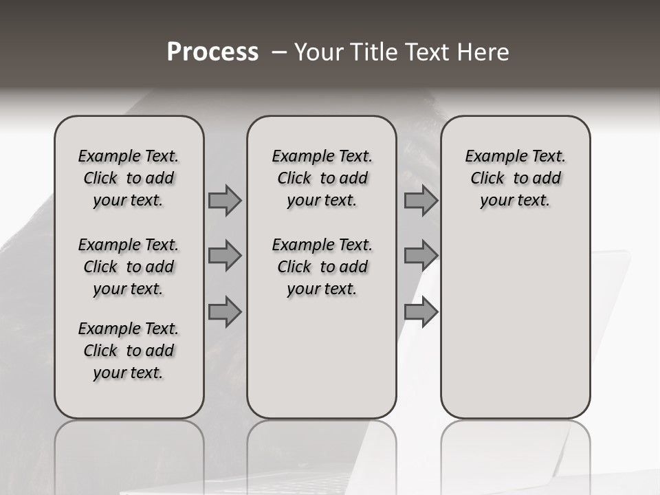 Monkey (Mixed-Breed Between Chimpanzee And Bonobo)V Playing With A Laptop In Front Of A White Background PowerPoint Template