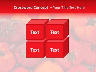 Red And Yellow Heirloom Tomatoes PowerPoint Template