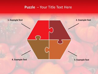 Red And Yellow Heirloom Tomatoes PowerPoint Template
