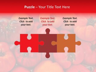 Red And Yellow Heirloom Tomatoes PowerPoint Template