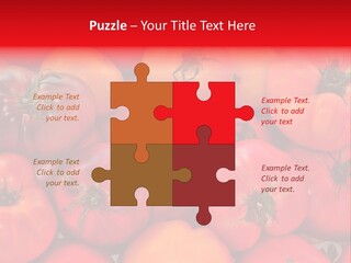 Red And Yellow Heirloom Tomatoes PowerPoint Template