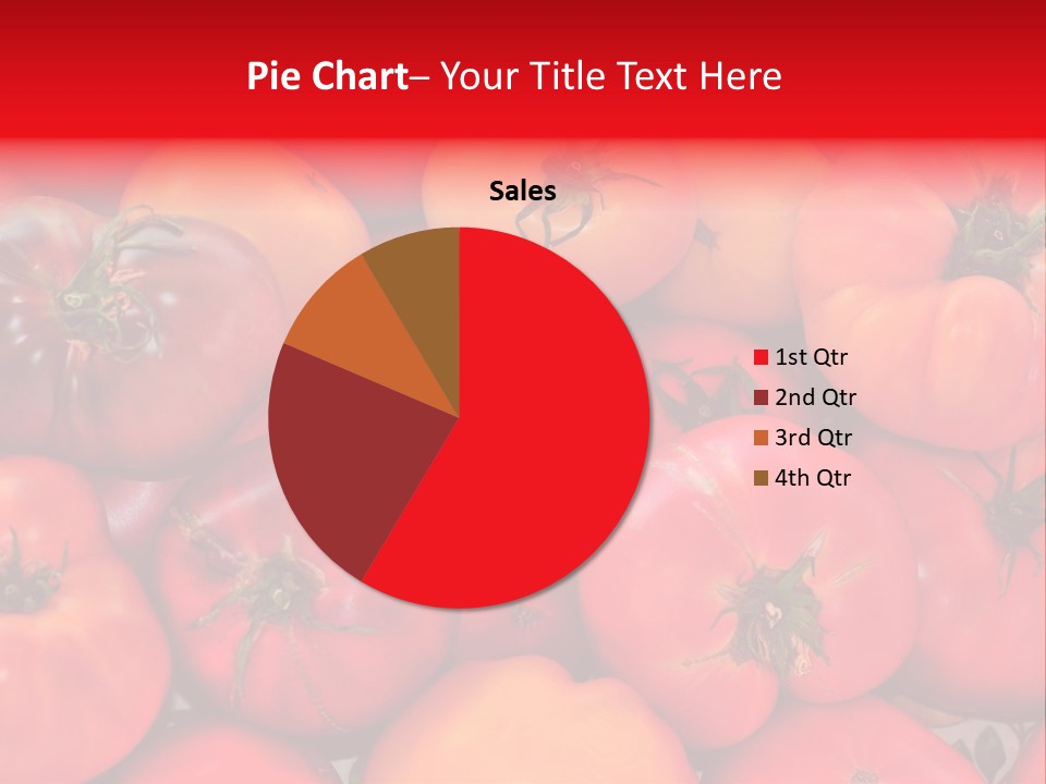 Red And Yellow Heirloom Tomatoes PowerPoint Template