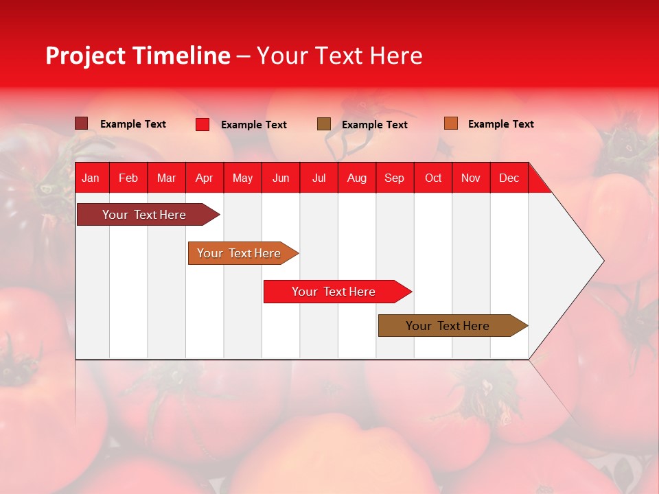Red And Yellow Heirloom Tomatoes PowerPoint Template
