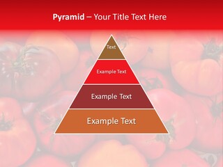 Red And Yellow Heirloom Tomatoes PowerPoint Template