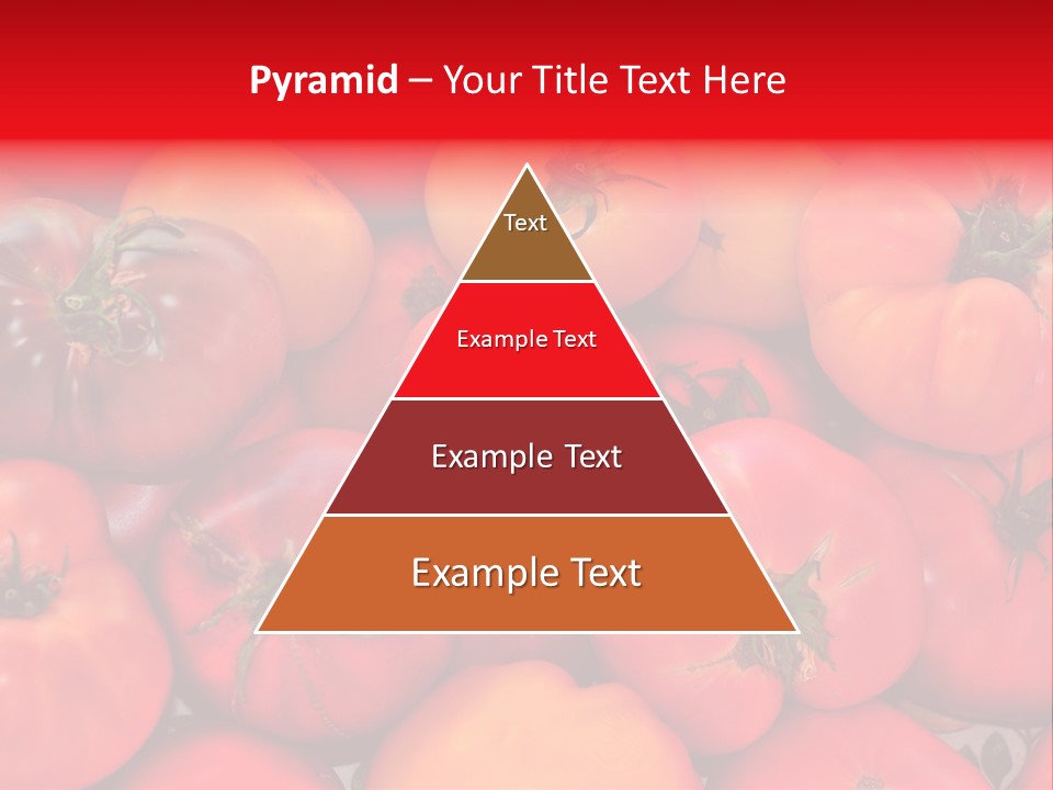 Red And Yellow Heirloom Tomatoes PowerPoint Template