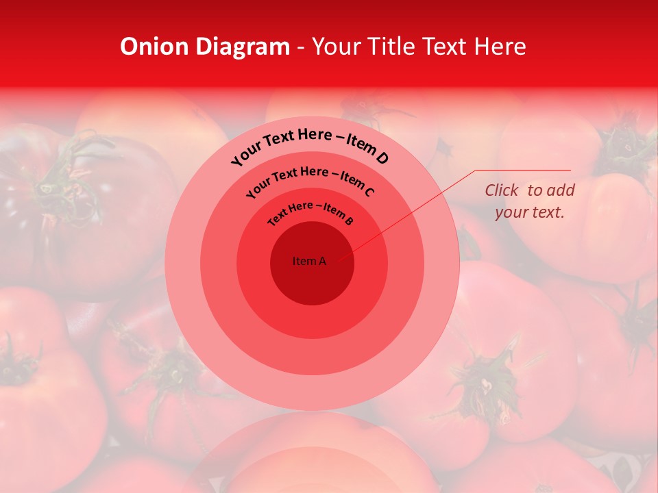 Red And Yellow Heirloom Tomatoes PowerPoint Template