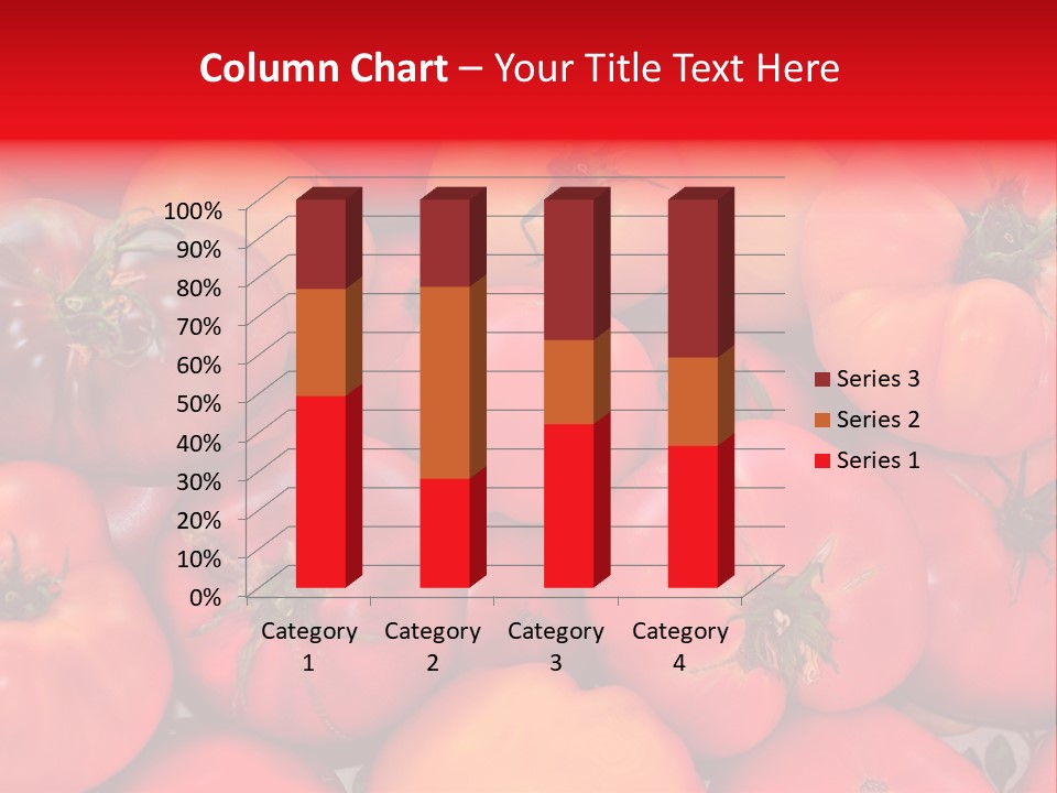 Red And Yellow Heirloom Tomatoes PowerPoint Template