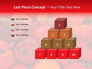 Red And Yellow Heirloom Tomatoes PowerPoint Template